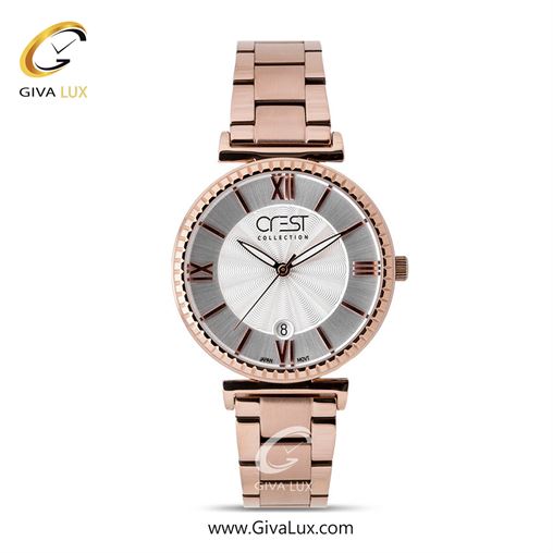 ساعت مچی اورجینال زنانه کرست | Crest  رزگلد | رزگلد| رزگلد| کد رفرنس Crest 6144-2 6148-1.jpg