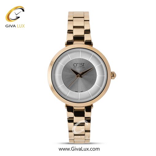 ساعت مچی اورجینال زنانه کرست | Crest  رزگلد | رزگلد| مشکی| کد رفرنس Crest 6149-2 6149-4.jpg