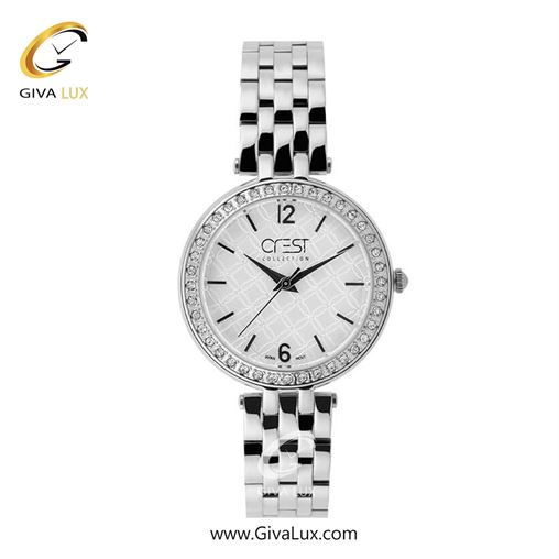 ساعت مچی اورجینال زنانه کرست | Crest نقره ای | نقره ای| نقره ای| کد رفرنس Crest 6172-2