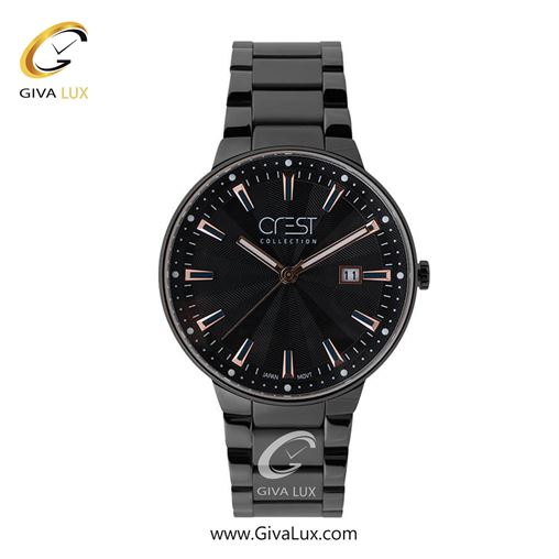 ساعت مچی اورجینال مردانه کرست | Crest  مشکی | مشکی| سرمه ای| کد رفرنس Crest 6177-2 6177-3.jpg