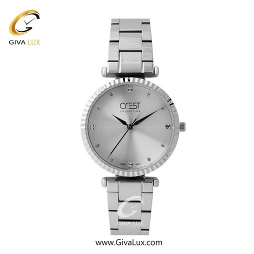 ساعت مچی اورجینال زنانه کرست | Crest  نقره ای | نقره ای| نقره ای| کد رفرنس Crest 6192-3