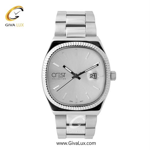 ساعت مچی اورجینال مردانه کرست | Crest  نقره ای | نقره ای| مشکی| کد رفرنس Crest 6177-5 6193-1.jpg