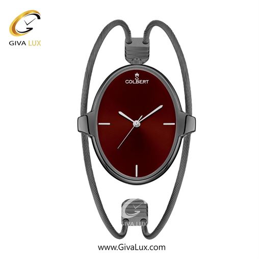 ساعت مچی اورجینال زنانه کلبرت COLBERT تیتانیوم | تیتانیوم| زرشکی| کد رفرنس 0321L