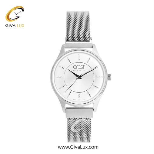 ساعت مچی اورجینال زنانه کرست | Crest  نقره ای | نقره ای| نقره ای| کد رفرنس Crest 6146-5 6203-1.jpg