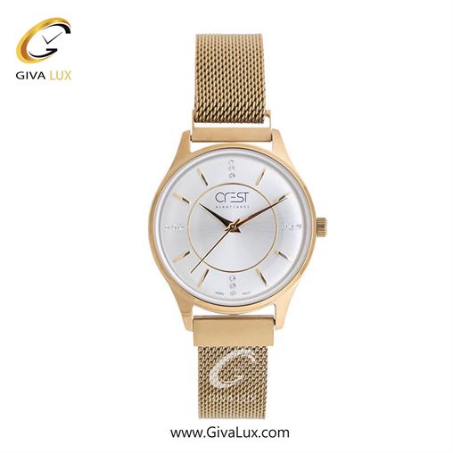 ساعت مچی اورجینال زنانه کرست | Crest  نقره ای | نقره ای| نقره ای| کد رفرنس Crest 6203-1 6203-3.jpg