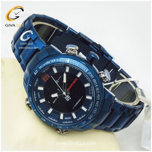 ساعت مردانه نوی فورس سورمه ای مدل NF9093M