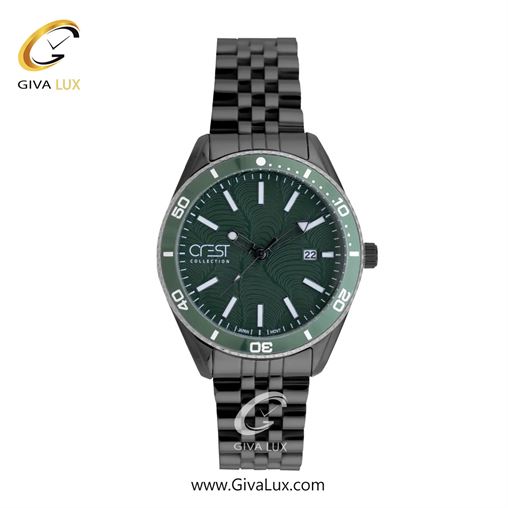 ساعت مچی اورجینال مردانه کرست | Crest  مشکی-نقره ای | نقره ای| سبز| کد رفرنس Crest 6223-1 6229-1.jpg