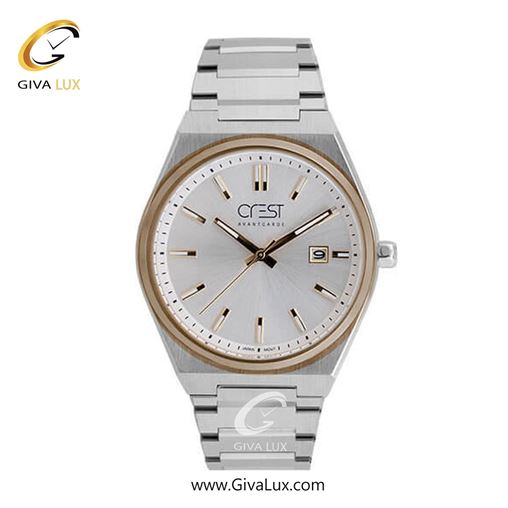 ساعت مچی اورجینال زنانه کرست | Crest  نقره ای | نقره ای| سبز| کد رفرنس Crest 6247-4 6247-5L.jpg