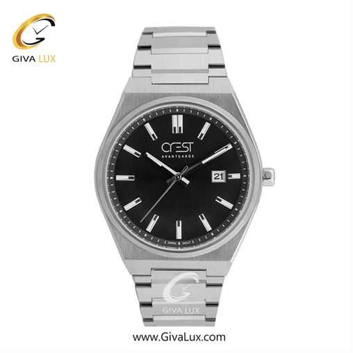 ساعت مچی اورجینال مردانه کرست | Crest  نقره ای | نقره ای| سفید| کد رفرنس Crest 6248-1 6248-2G.jpg