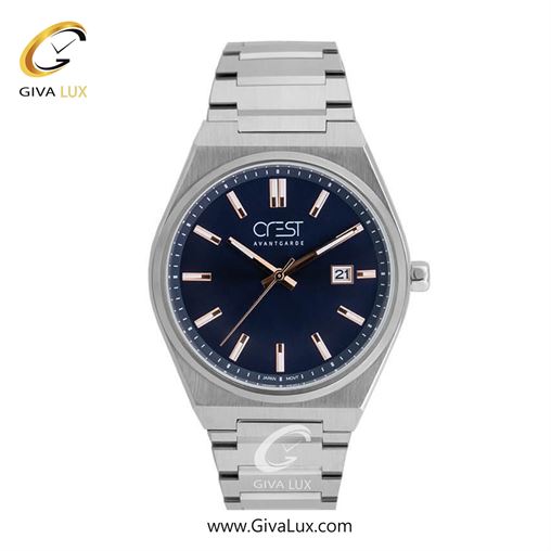 ساعت مچی اورجینال مردانه کرست | Crest  نقره ای | نقره ای| مشکی| کد رفرنس Crest 6248-2 6248-3G.jpg