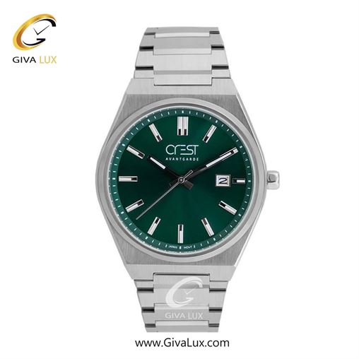 ساعت مچی اورجینال مردانه کرست | Crest  نقره ای | نقره ای| سرمه ای| کد رفرنس Crest 6248-3 6248-4G.jpg