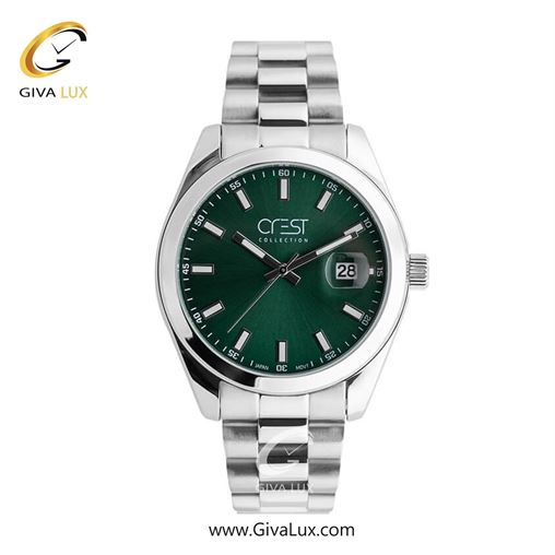 ساعت مچی اورجینال مردانه کرست | Crest  نقره ای | نقره ای| مشکی| کد رفرنس Crest 6272-2 6272-3.jpg