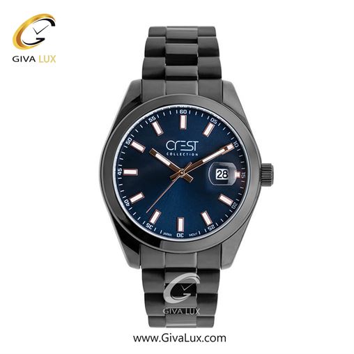 ساعت مچی اورجینال مردانه کرست | Crest  نقره ای | نقره ای| مشکی| کد رفرنس Crest 6272-2 6272-5.jpg