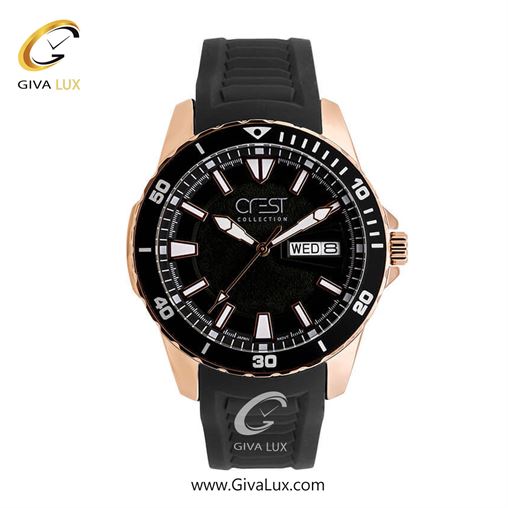 ساعت مچی اورجینال مردانه کرست | Crest سه موتوره کرنوگراف مشکی | مشکی| مشکی| کد رفرنس Crest 6208-2 6273-1.jpg