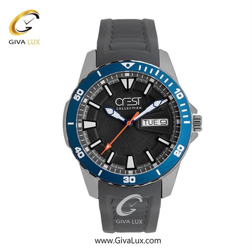 ساعت مچی اورجینال مردانه کرست | Crest  نقره ای | مشکی| مشکی| کد رفرنس Crest 6273-2 6273-3.jpg