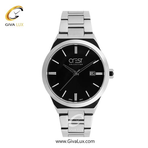 ساعت مچی اورجینال مردانه کرست | Crest  نقره ای | نقره ای| مشکی| کد رفرنس Crest 6272-2 6276-1.jpg