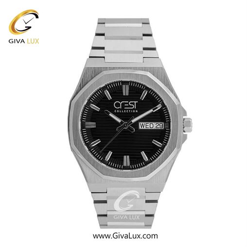 ساعت مچی اورجینال مردانه کرست | Crest  نقره ای | نقره ای| سفید| کد رفرنس Crest 6286-1 6286-2.jpg