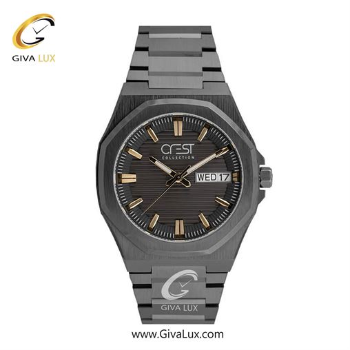 ساعت مچی اورجینال مردانه کرست | Crest  رزگلد | نقره ای| مشکی| کد رفرنس Crest 6286-4 6286-5.jpg