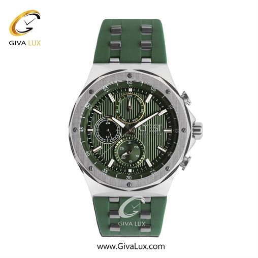 ساعت مچی اورجینال مردانه کرست سه موتوره فول تایم نقره ای | سبز| سبز| کد رفرنس Crest 6316-2