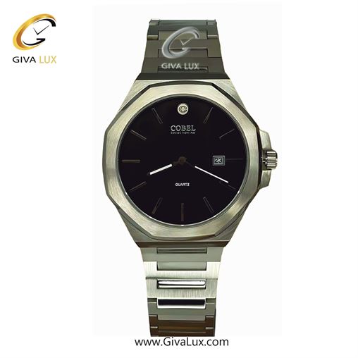 ساعت مچی اورجینال مردانه کوبل | COBEL  نقره ای | نقره ای| مشکی| کد رفرنس 6323G 6323G-1.jpg