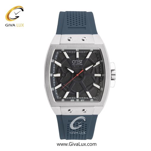 ساعت مچی اورجینال مردانه کرست نقره ای | سرمه ای| مشکی| کد رفرنس Crest 6324-2