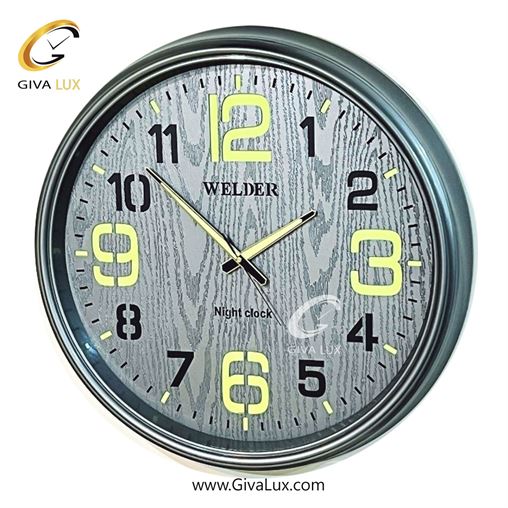 ساعت دیواری اورجینال ولدر PVC مشکی| کد رفرنس 633 633-3.jpg