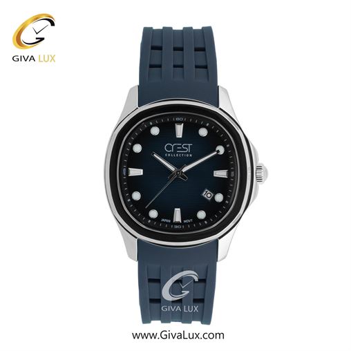 ساعت مچی اورجینال مردانه کرست | Crest  مشکی-نقره ای | نارنجی| طوسی| کد رفرنس Crest 6345-2 6345-3.jpg