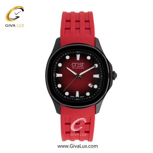 ساعت مچی اورجینال مردانه کرست | Crest  مشکی-نقره ای | سرمه ای| سرمه ای| کد رفرنس Crest 6345-3 6345-5.jpg