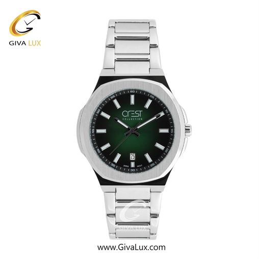 ساعت مچی اورجینال مردانه کرست | Crest  نقره ای-مشکی | نقره ای| سرمه ای| کد رفرنس Crest 6347-1 6347-2.jpg