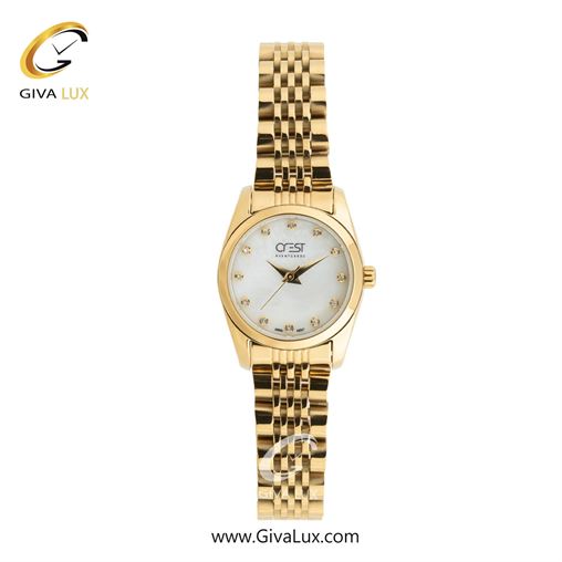ساعت مچی اورجینال زنانه کرست | Crest  طلایی | نقره ای-طلایی| سفید صدفی| کد رفرنس Crest 6368-3 6368-4.jpg