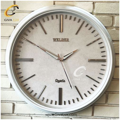 ساعت دیواری اورجینال ولدر PVC سفید| کد رفرنس 638 638-6.jpg