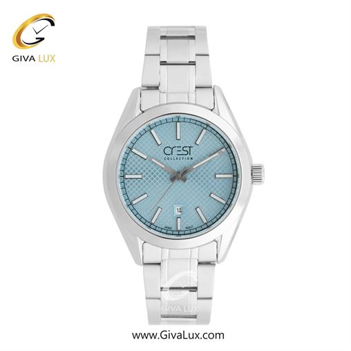 ساعت مچی اورجینال مردانه کرست | Crest  نقره ای | نقره ای| مشکی| کد رفرنس Crest 6381-4 6381-5.jpg