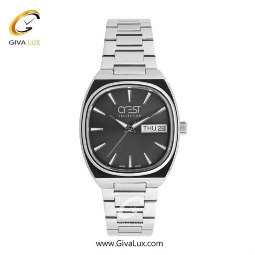 ساعت مچی اورجینال مردانه کرست | Crest  مشکی-نقره ای | نقره ای| آبی| کد رفرنس Crest 6389-3 6389-4.jpg