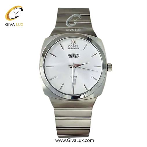 ساعت مچی اورجینال مردانه کوبل | COBEL  نقره ای | نقره ای| سفید| کد رفرنس 6448G 6448G-1.jpg
