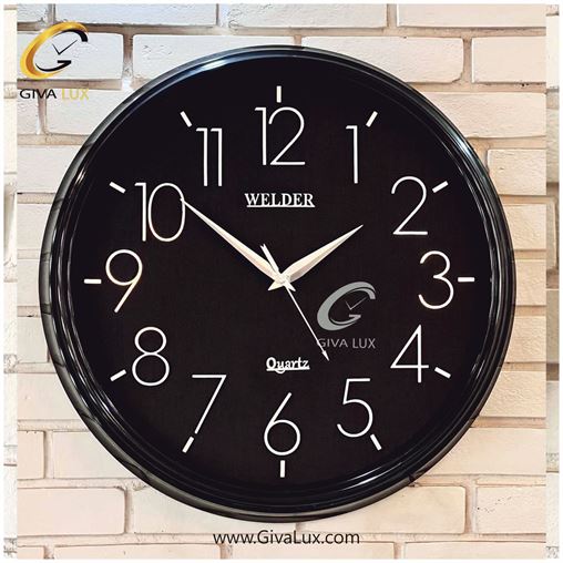 ساعت دیواری اورجینال ولدر PVC قهوه ای| کد رفرنس 645 645-5.jpg