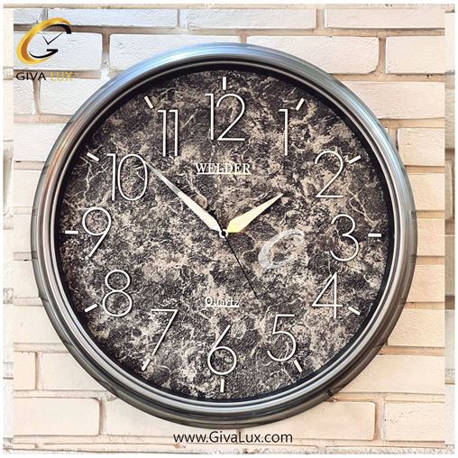 ساعت دیواری اورجینال ولدر PVC نقره ای| کد رفرنس 645 645-7.jpg