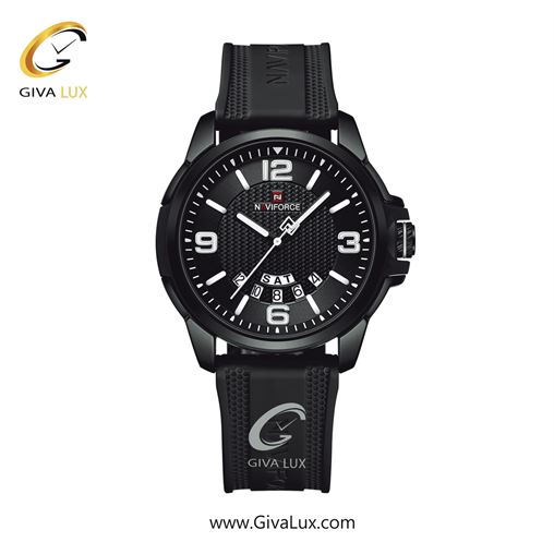 ساعت مچی مردانه تک موتور بند پی یو مشکی ناوی فورس (نیوی فورس)  NF9215 B/R/B 645_BWB.jpg