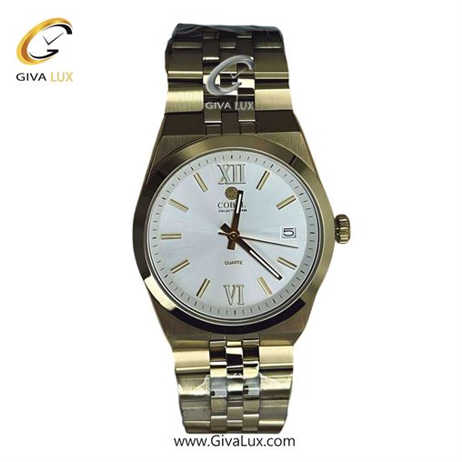 ساعت مچی اورجینال مردانه کوبل | COBEL  طلایی | طلایی| سفید| کد رفرنس 6472G 6472G-3.jpg