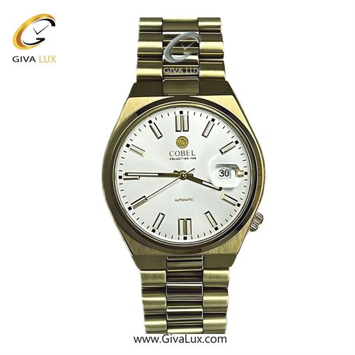 ساعت مچی اورجینال مردانه کوبل | COBEL  طلایی | طلایی| سفید| کد رفرنس 6487 6487-3.jpg