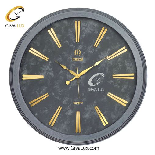 ساعت دیواری اورجینال مارال پلاستیک فشرده ABS مشکی| کد رفرنس 6501 6501-5.jpg