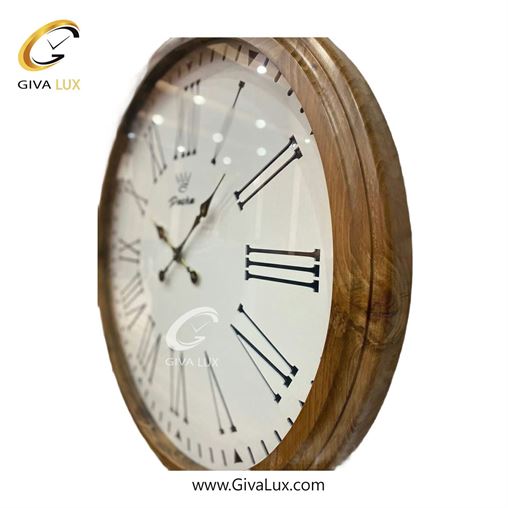 ساعت دیواری اورجینال پاشا چوب قهوه ای| کد رفرنس 656