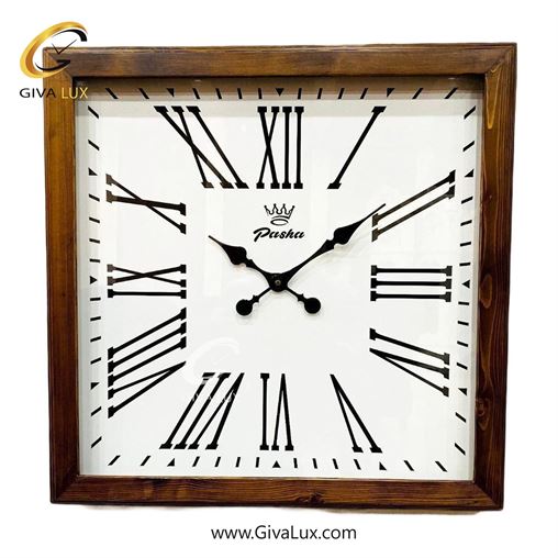 ساعت دیواری اورجینال پاشا چوب قهوه ای| کد رفرنس 6561