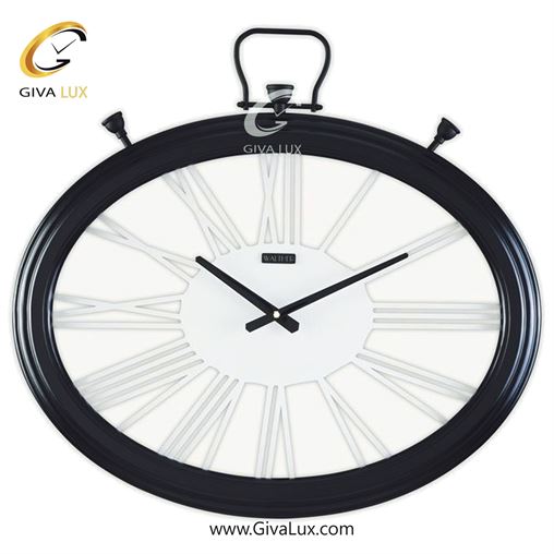 ساعت دیواری اورجینال والتر چوب-آلیاژ فلزی سفید| کد رفرنس 6563WH 6563-BL.jpg