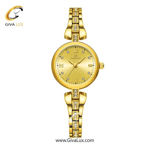 ساعت مچی اورجینال ناوی فورس زنانه طلایی | طلایی | طلایی | کد رفرنس NF5034 659_NF5034-GG.jpg