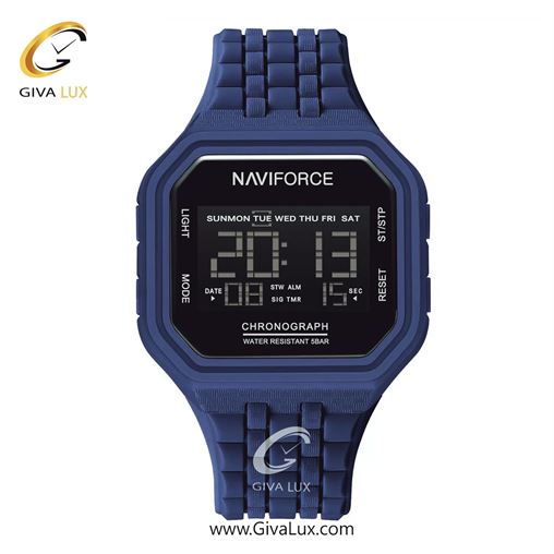 ساعت مچی اورجینال مردانه ناوی فورس|Naviforce|نوی فورس|نیوی فورس آبی | آبی| مشکی| کد رفرنس NF7116 D.BE/D.BE
