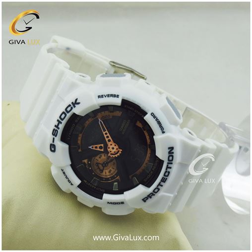 ساعت مچی اسپرت کاسیو جیشاک G-shock سفید