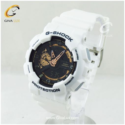 ساعت مچی اسپرت کاسیو جیشاک G-shock سفید