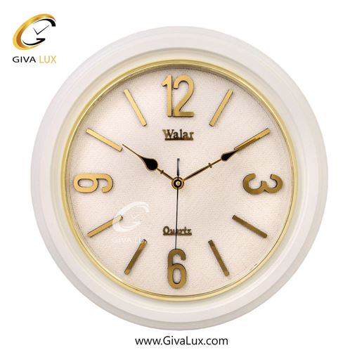 ساعت دیواری اورجینال والار PVC سفید| کد رفرنس 102