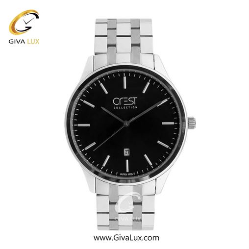 ساعت مچی اورجینال مردانه کرست | Crest  نقره ای | نقره ای| سبز| کد رفرنس Crest 6701-4 6701-5G.jpg
