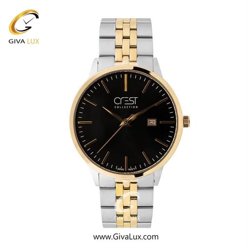 ساعت مچی اورجینال مردانه کرست | Crest  نقره ای | نقره ای| نقره ای| کد رفرنس Crest 6705-1 6705-3G.jpg